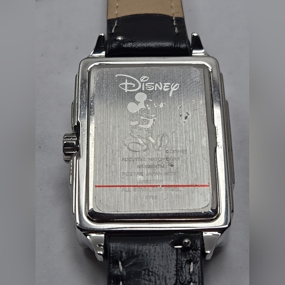 Disney MK50004TM Mickey Mouse Watch Stainless Steel New Battery Works Great main image 12